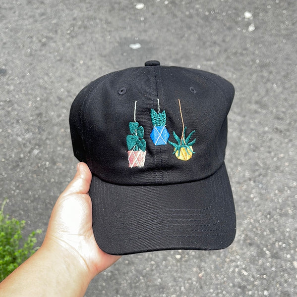 plant seeds idea hat Trio Hanging Plants Hat – The LA Garden