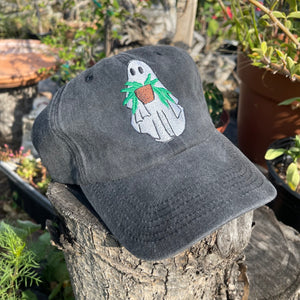 Ghost with Plant Dad Hat