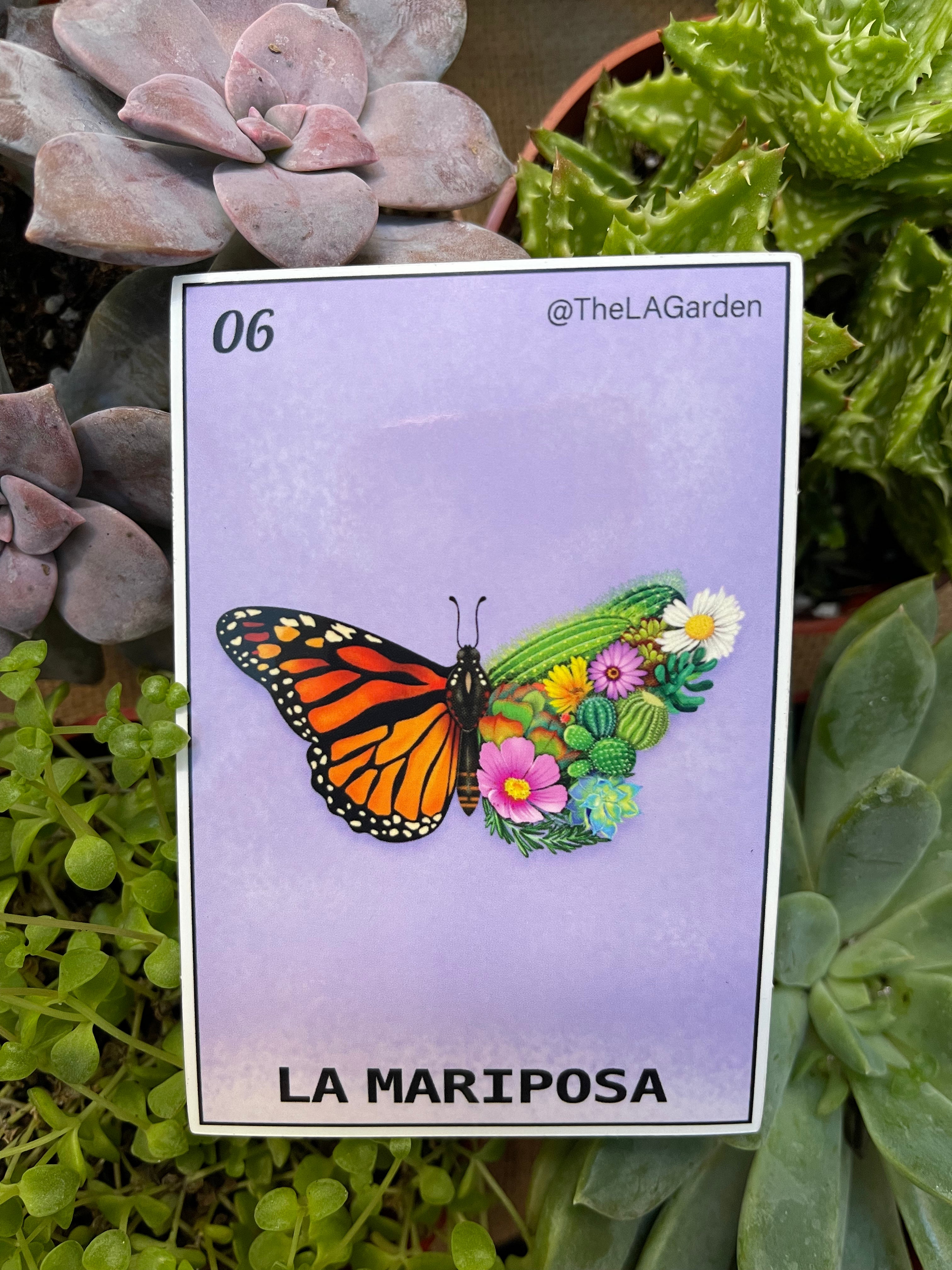 La Mariposa Loteria Sticker