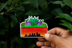 LA Planter Sticker
